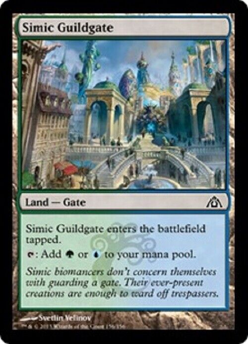 MTG 3x Simic Guildgate Dragon's Maze MTG Magic the Gathering card