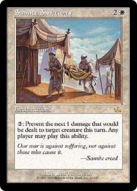 MTG 1x Samite Sanctuary Prophecy card MTG Magic the Gathering
