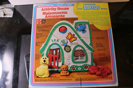 Vintage Mattel Baby Toy Activity House Crib Toy Vintage Rare 1978 Complete inBox