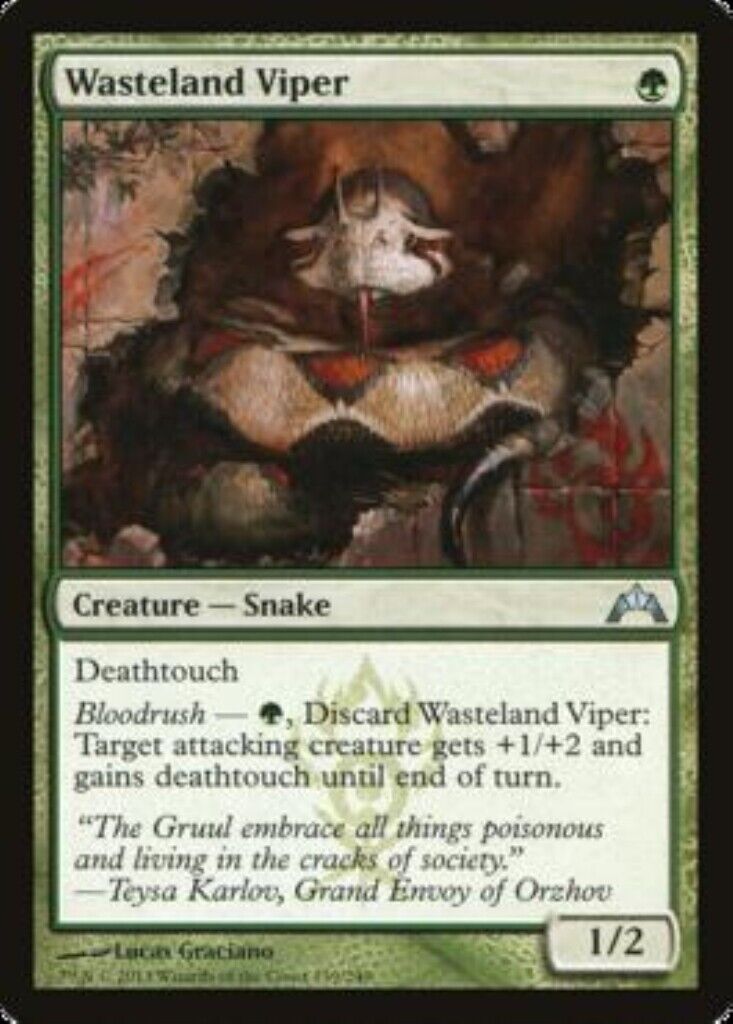 MTG MTG 1x Wasteland Viper Gatecrash card Magic The Gathering