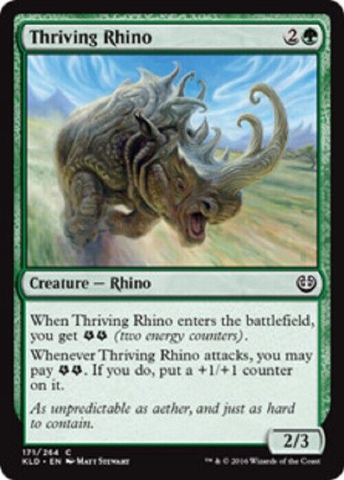 MTG MTG 4x Thriving Rhino Kaladesh Cards Magic The Gathering Omniphustoys MTG MTG 4x Thriving Rhino Kaladesh Cards Magic The Gathering Omniphustoys