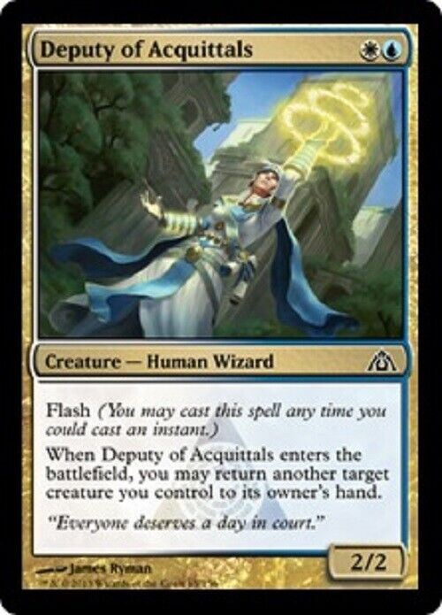 MTG MTG 4x Deputy of Acquittals Maze Card Magic The Gathering