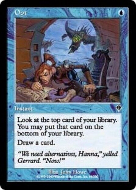 best invasion cards mtg MTG Opt Invasion MTG Magic the gathering card 1x – Omniphustoys