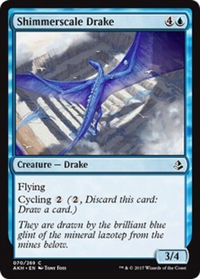 MTG MTG 4x Shimmerscale Drake Amonkhet cards Magic The Gathering