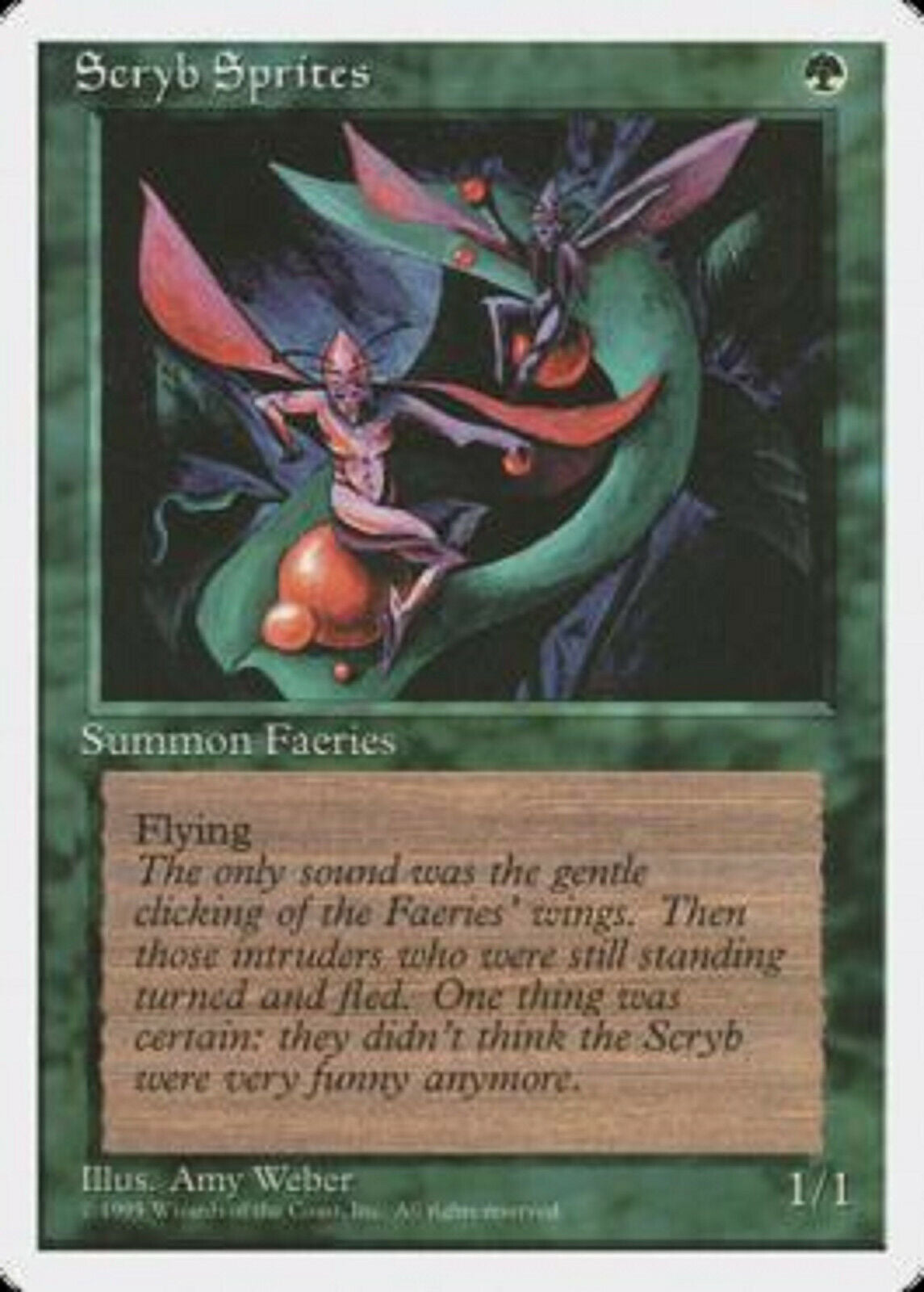 MTG 4x Scryb Sprites Fourth Edition Cards Magic the Gathering MTG