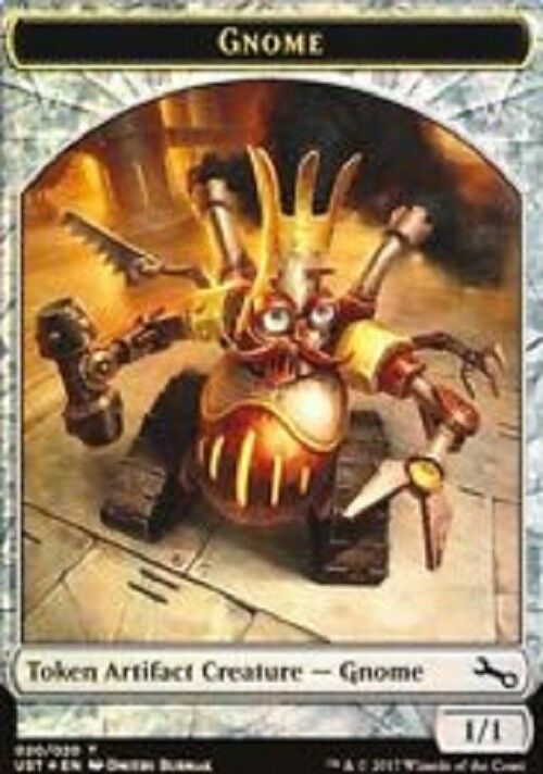MTG MTG 1X GNOME Token (020/020) - FOIL NM Unstable