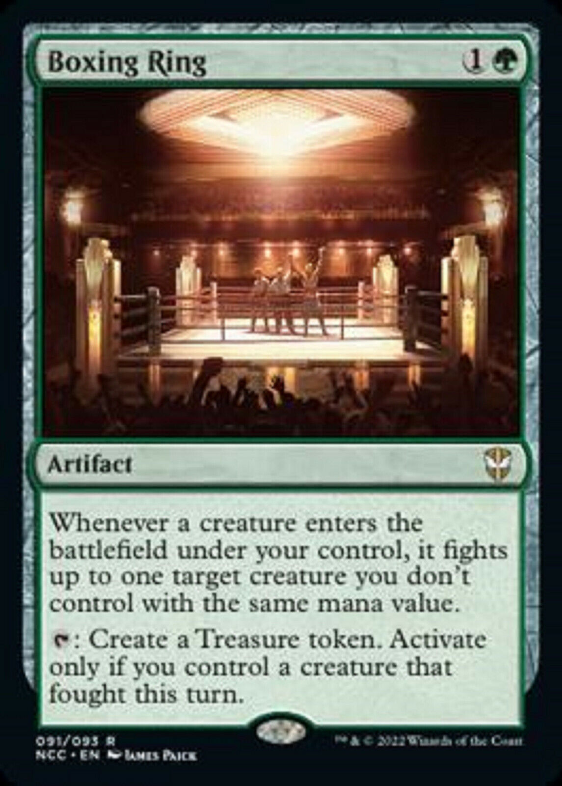 MTG MTG 1x Boxing Ring Streets of New Capenna Commander Magic Card the Gathering