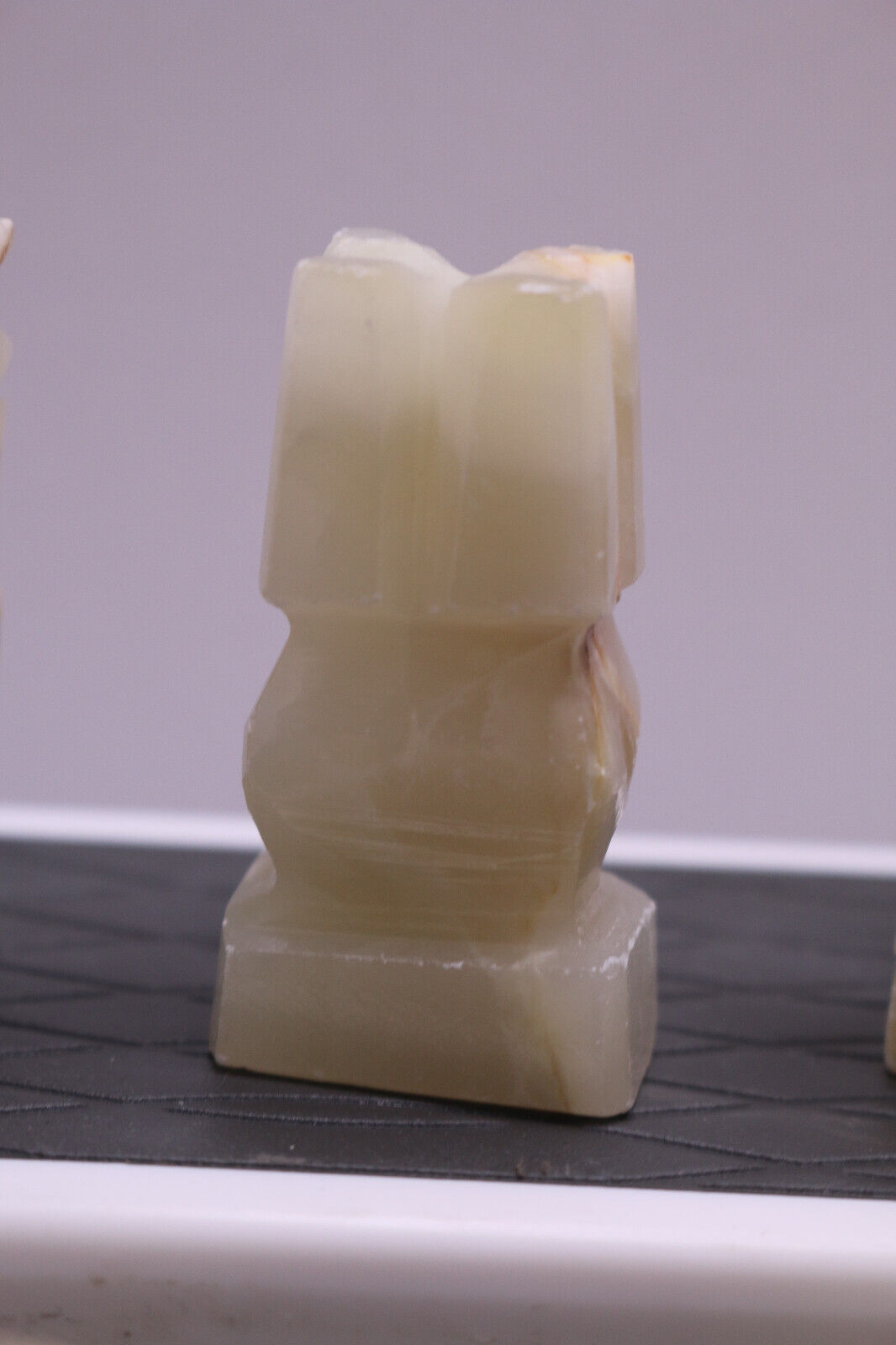 Vintage Chess Pieces Mexican Aztec Onyx Stone Replacement Part Set #3