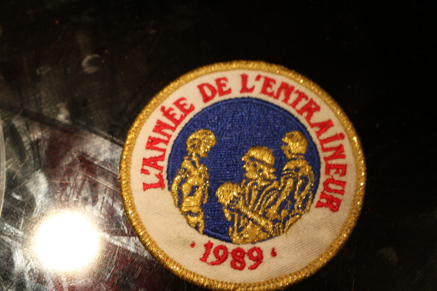 Vintage Shoulder Patche Souvenir Year Of The Coach 1989 #3