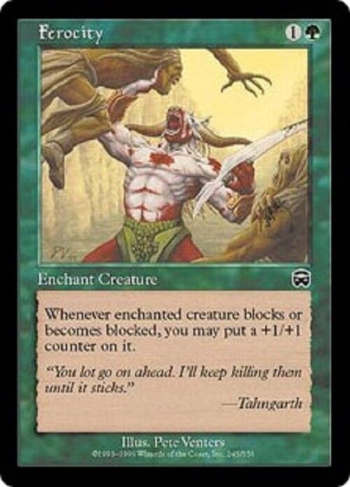 MTG 4x Ferocity MM Mercadian Masques MTG MAGIC THE GATHERING CARDS