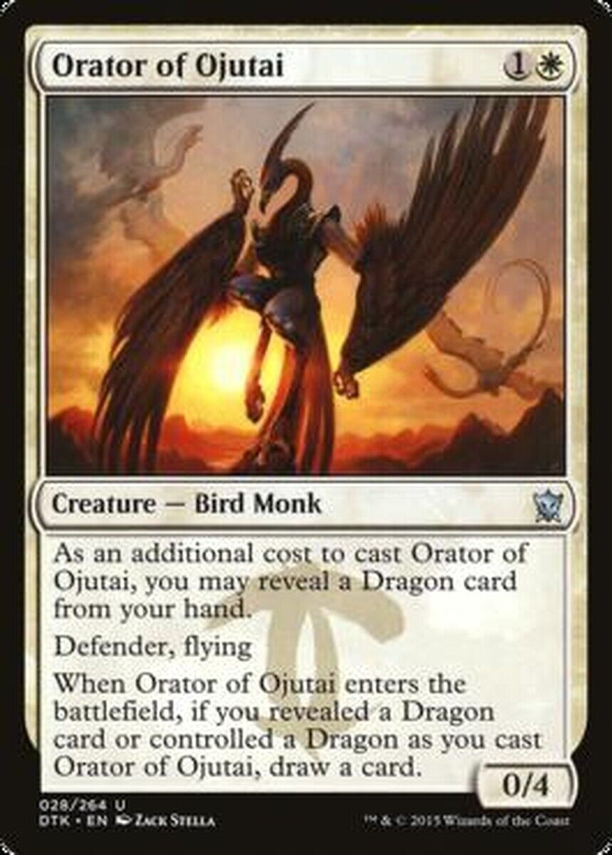 MTG MTG 1x Orator of Ojutai Dragons of Tarkir MTG Magic the gatherine card