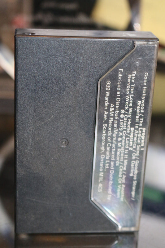 Supertramp Breakfast In America Cassette Tape Roger Hodgson Rare Full Artvariant