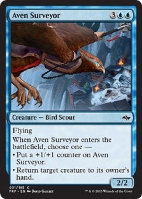 MTG 4x Aven Surveyor Fate Reforged MTG Magic the gathering Blue Cards Omniphustoys MTG 4x Aven Surveyor Fate Reforged MTG Magic the gathering Blue Cards Omniphustoys