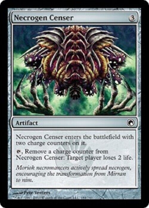 MTG MTG 1x Necrogen Censer Scars of Mirrodin Magic The Gathering card