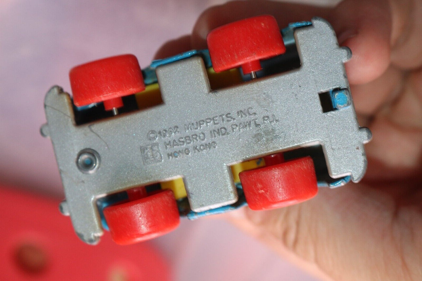 1982 Hasbro Muppets Inc Die Cast Big Bird Mail Truck 1982 Vintage Sesame Street