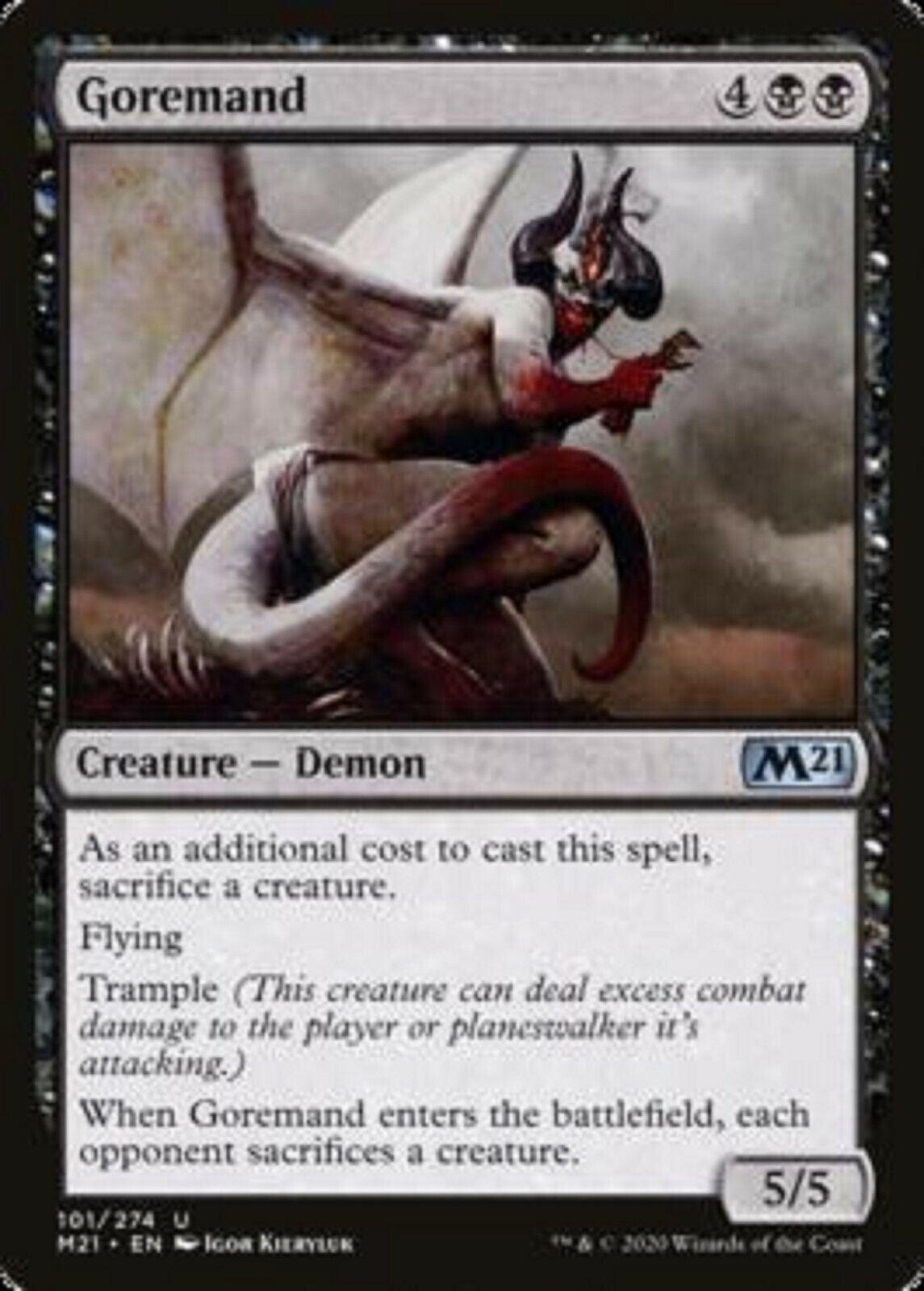 MTG MTG 1x Goremand Core Set 2021 Magic the Gathering card