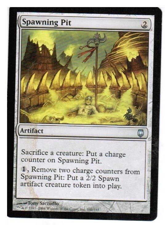 MTG MGT Magic the Gathering card Spawning pit artifact card Darksteel – Omniphustoys