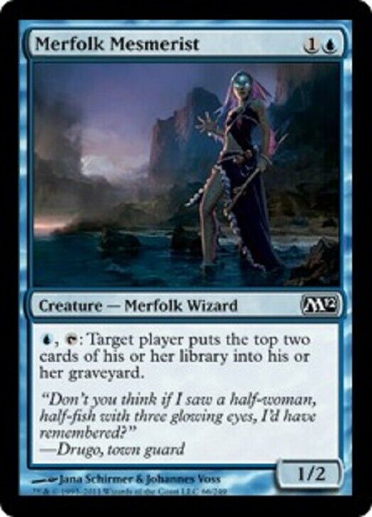 MTG MTG 4x Merfolk Mesmerist Magic 2012 Cards Magic The Gathering