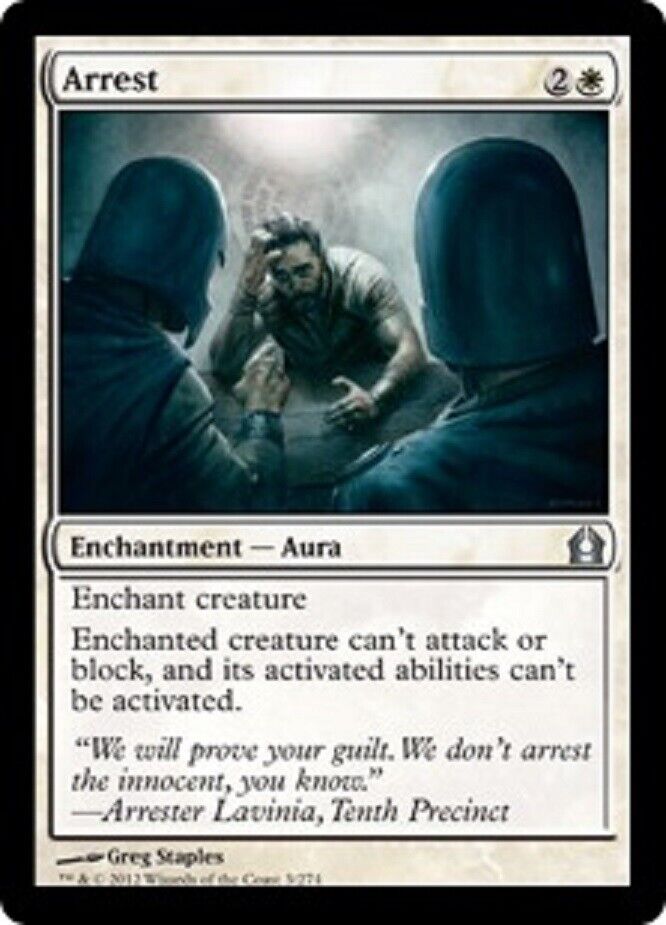 MTG 1x Arrest Return to Ravnica MTG MAGIC THE GATHERING CARD pauper