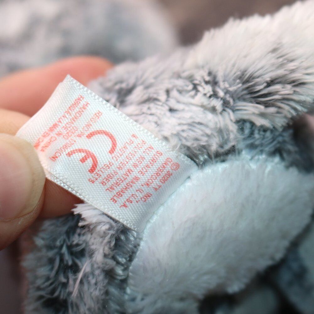 Ty Beanie Boos Kiki Grey Cat Stuffed Animal Plush Toy Pink Bow Tysilk