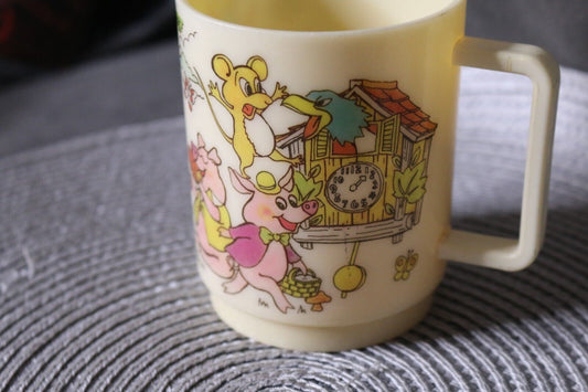 General Plastics Cookshire 784 Mug Cup Separeted Vintage Charactere Cartoon