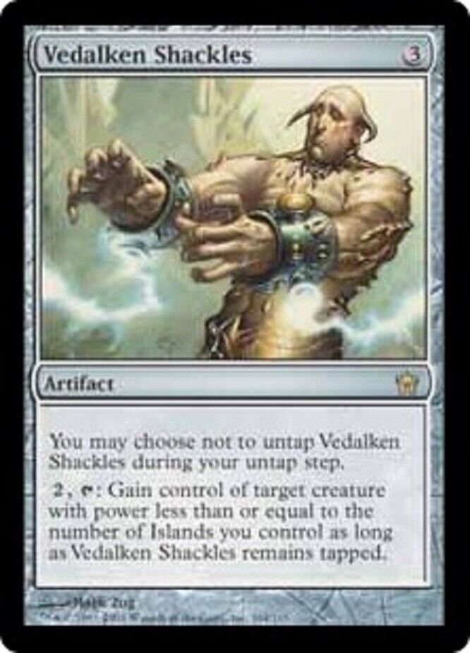 MTG MTG 1x Vedalken Shackles 5DN Fifth Dawn Card Magic The Gathering NM Commander