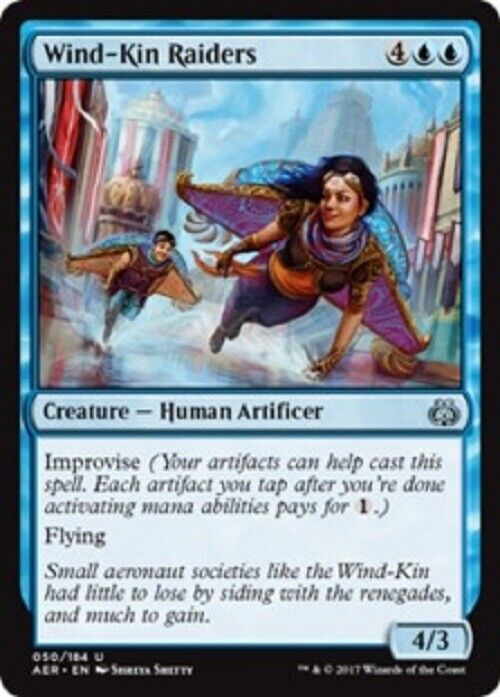 MTG MTG 1x Wind-Kin Raiders Aether Revolt Card Magic The Gathering