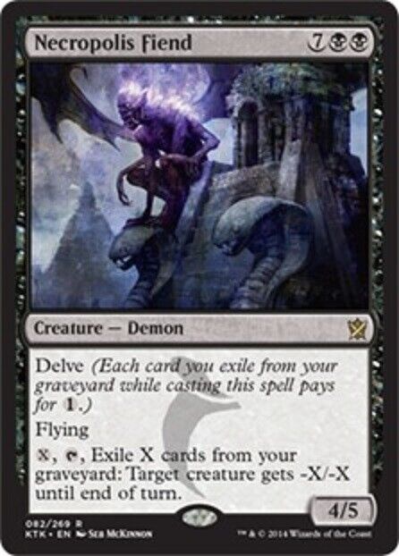 MTG MTG 1x Necropolis Fiend Khans of Tarkir Magic The Gathering