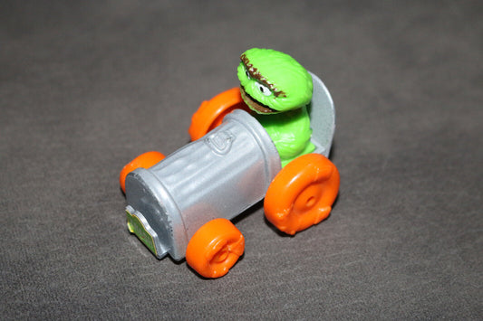 1981 Sesame Street Die Cast Oscar The Grouch Trash Car Vehicle Hasbro Muppets