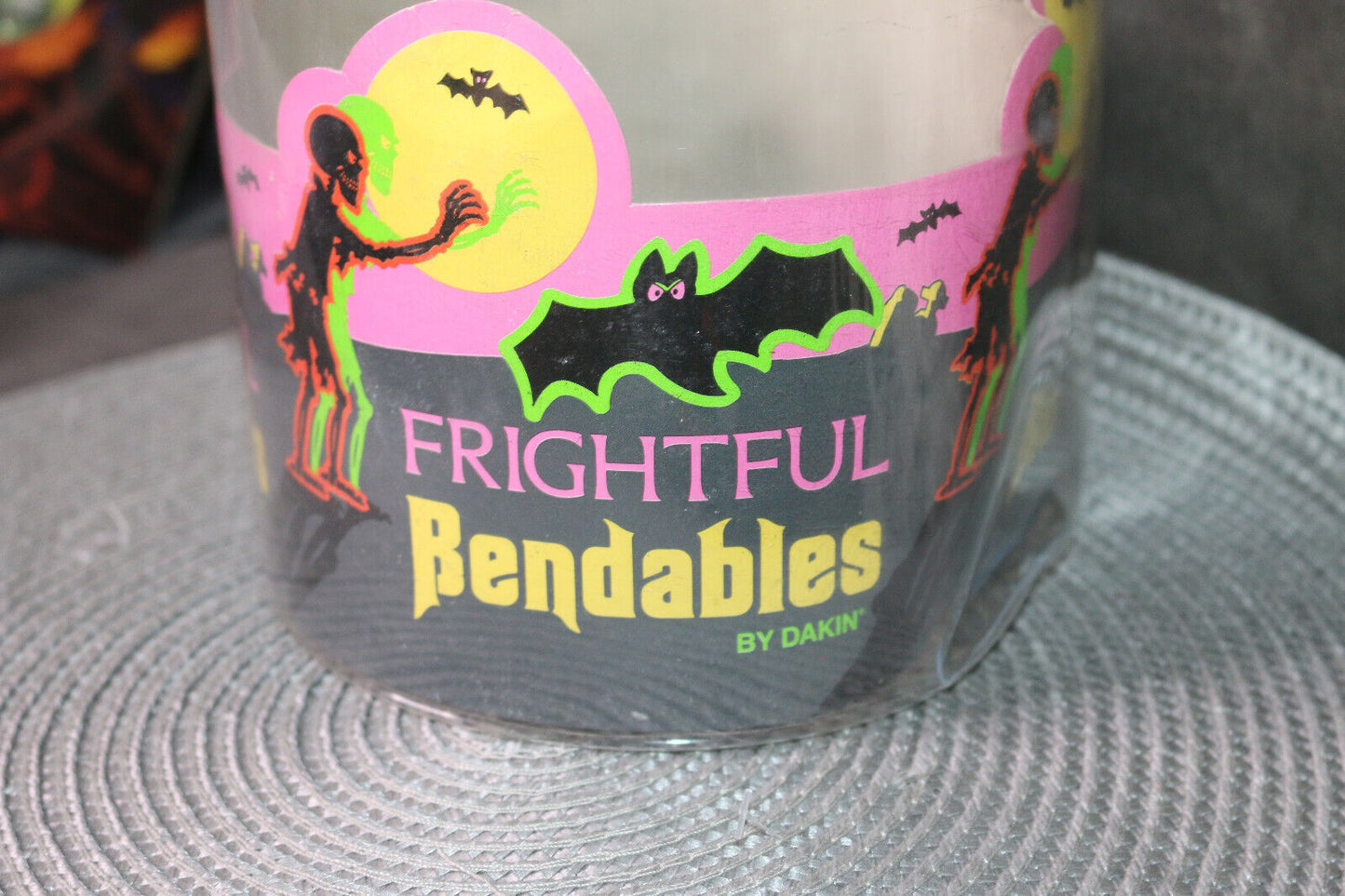 1988 Lot Of 3 Frightful Bendables Dakin Monsters Frankenstein Mummy Dracula Toys