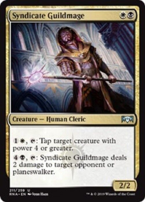 MTG 2x Syndicate Guildmage Ravnica Allegiance Unplayed NM Card