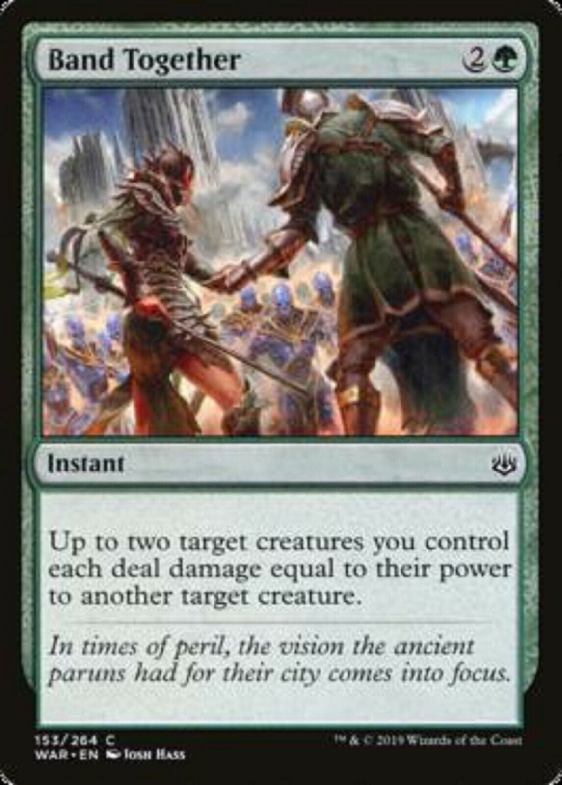 MTG MTG 4x Band Together War of the Spark Cards Magic The Gathering