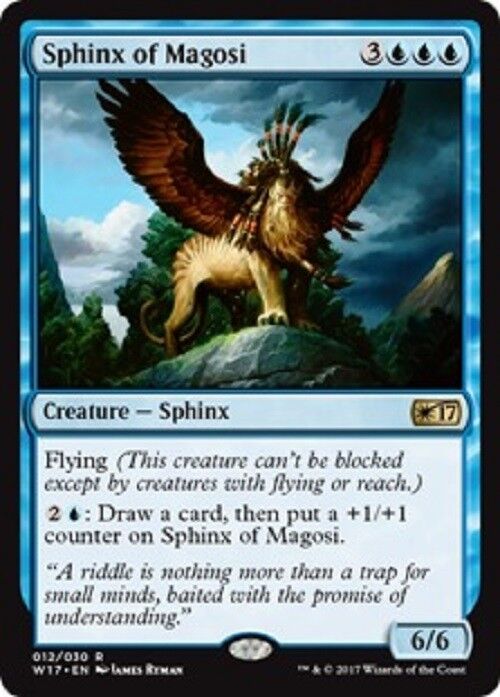 welcome to mtg card MTG MTG 1x Sphinx of Magosi W17 Welcome Deck 2017 Magic The Gathering – Omniphustoys