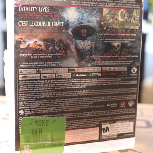 Mortal Kombat Sony Playstation 3 2011 Ps3 Complete Tested Video Game Netherrealm