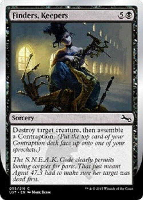 MTG 4x mtg Finders, Keepers Unstable cards Magic the Gathering NM MTG 4x mtg Finders, Keepers Unstable cards Magic the Gathering NM