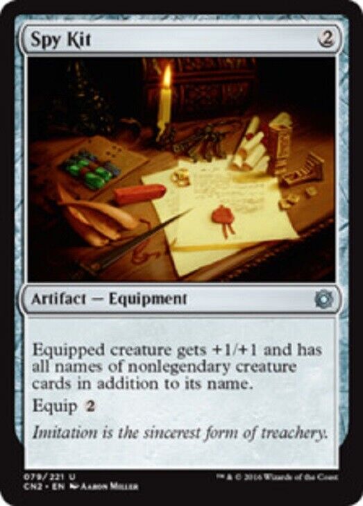 MTG Mtg x1 Spy Kit Conspiracy: Take the Crown Magic the Gathering card Omniphustoys MTG Mtg x1 Spy Kit Conspiracy: Take the Crown Magic the Gathering card Omniphustoys