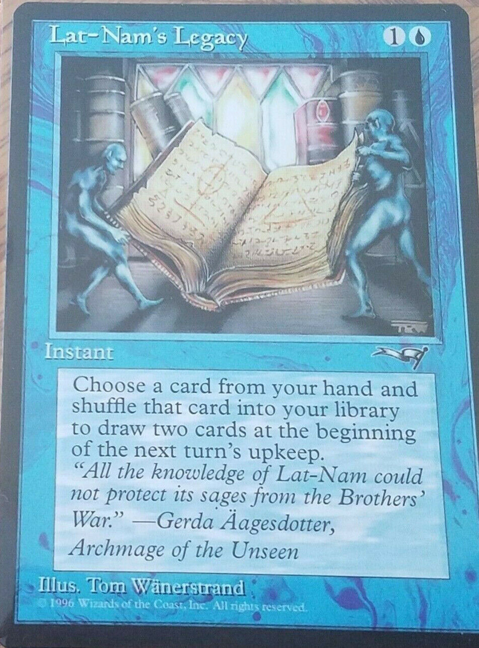 mtg legacy cards MTG MTG x1 Lat-Nam's Legacy Alliances Legacy Magic the Gathering card – Omniphustoys