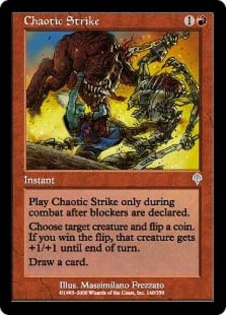 MTG MTG 1x Chaotic Strike Invasion Magic The Gathering