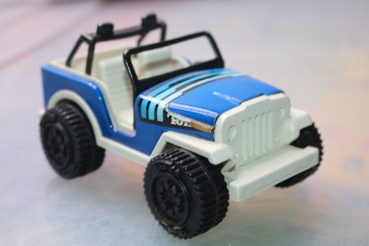 Vintage Tonka Blue Jeep 1979 812892 Metal & Plastic
