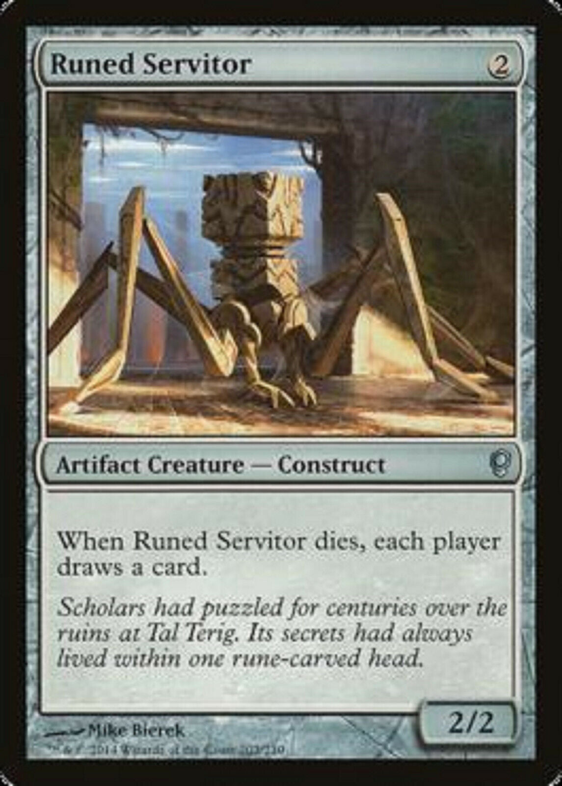 MTG 1x Runed Servitor Conspiracy English Unplayed NM card Gathering