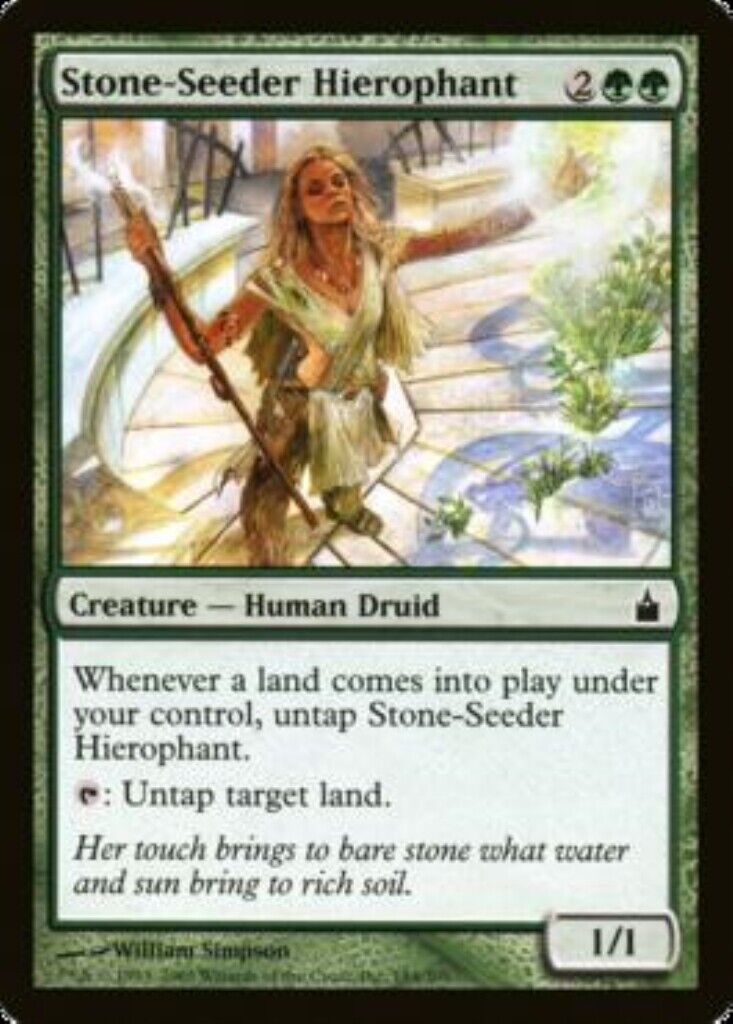 MTG MTG 1x Stone-Seeder Hierophant Ravnica: City of Guilds card Magic The Gathering