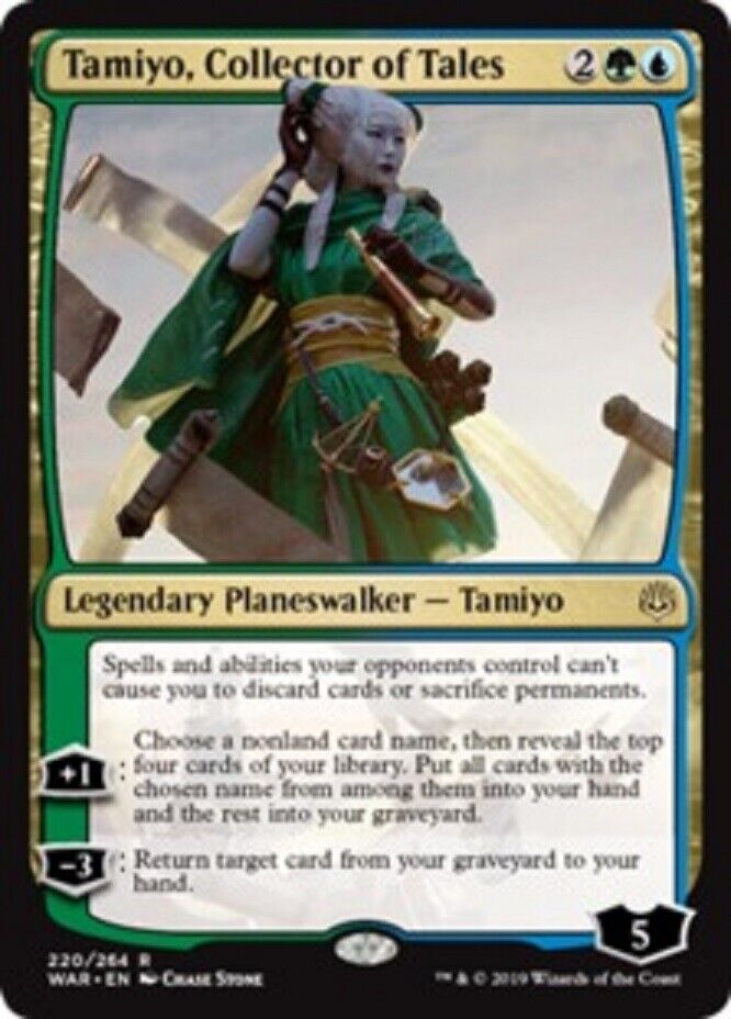 MTG MTG 1x Tamiyo, Collector of Tales War of the Spark Card Magic The Gathering NM