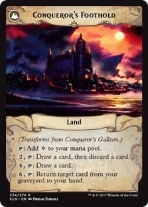 MTG Conqueror's Galleon Ixalan Card MTG Commander Pauper Commander