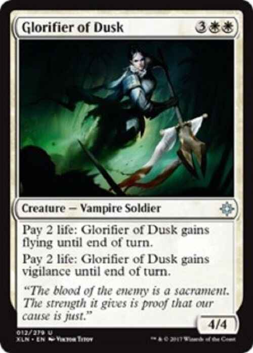 MTG Glorifier of Dusk Ixalan Card Magic the Gathering NM Rare MTG