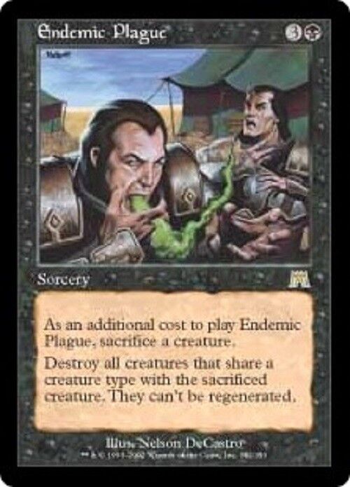 MTG 1x Endemic Plague Onslaught Mtg Magic The Gathering Card Game Rare