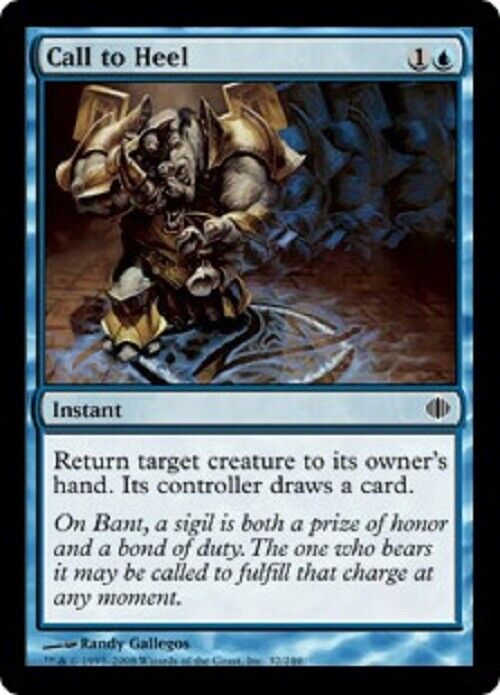 MTG MTG 4x Call to Heel ALA Shards of Alara Cards Magic The Gathering Pauper