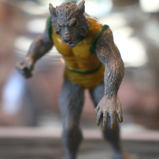 Marvel Manwolf Man-Wolf Spider-Man X-Men Mini Figure Toy On Stand