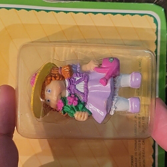 Cabbage Patch Kids 1984 Pvc Figure Flowers Watering Can Sealed On Card Toy Vtg