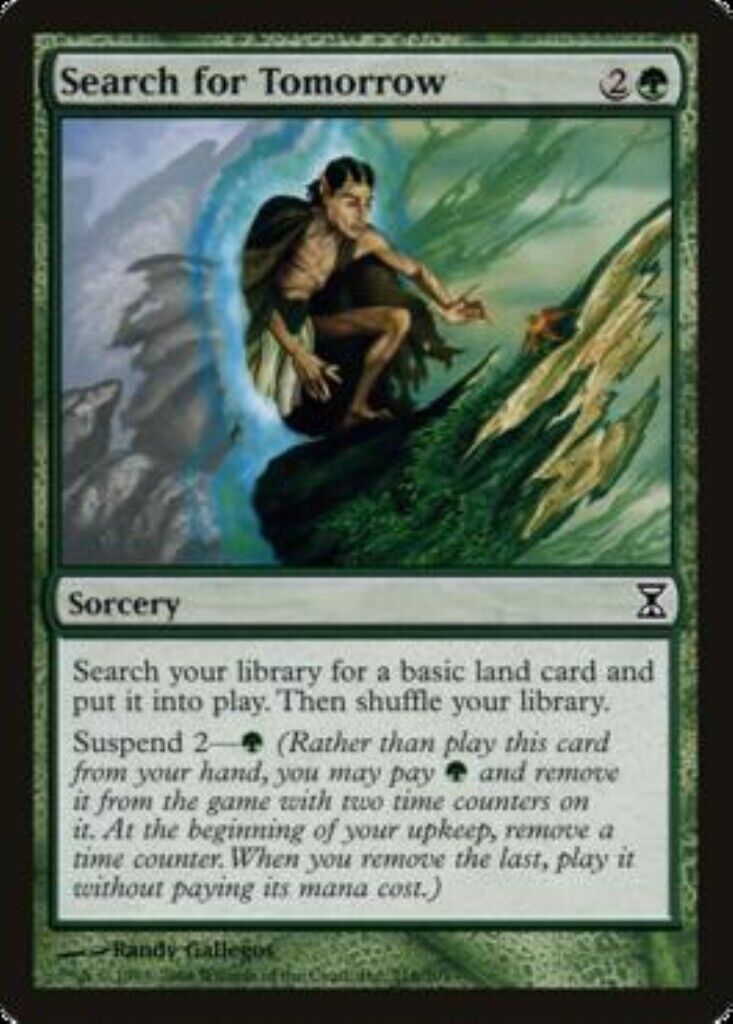 MTG 1x Search for Tomorrow Time Spiral card MTG Magic the Gathering