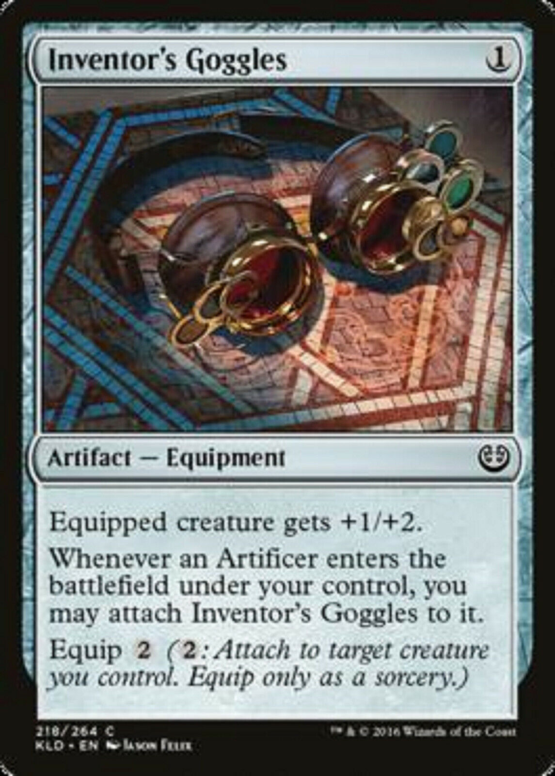 MTG MTG 4x Inventor's Goggles Kaladesh NM cards artifact